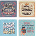 This Ganz Humor Helps Mom Block Talk 24-Piece Set brings a cheerful touch of humor to any mom’s space.