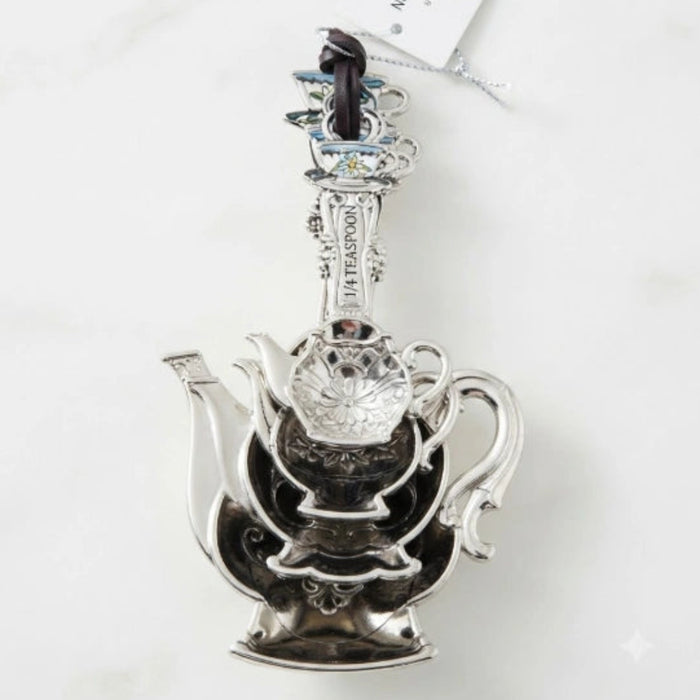 Ganz Mother's Day Brunch silver measuring spoons set with an elegant silver-tone finish for cooking, baking, and Mother's Day gifting.