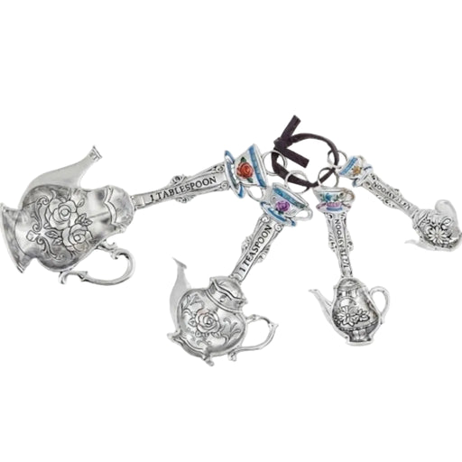Ganz Mother's Day Brunch silver measuring spoons set with an elegant silver-tone finish for cooking, baking, and Mother's Day gifting.