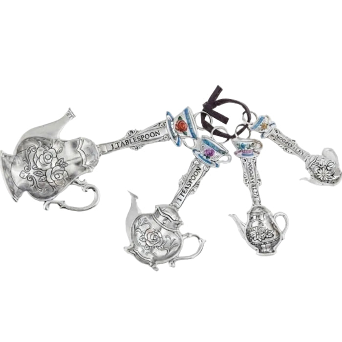 Ganz Mother's Day Brunch silver measuring spoons set with an elegant silver-tone finish for cooking, baking, and Mother's Day gifting.