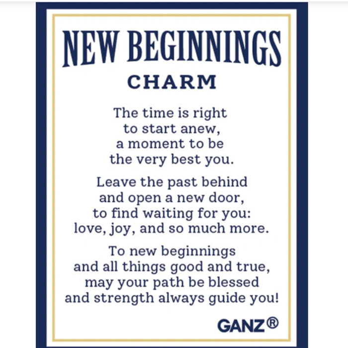 Give this Ganz New Beginnings Pocket Token Charm & gift of hope, encouragement, and fresh starts.