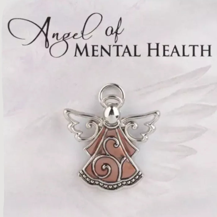 Ganz Angel of Mental Health Pin featuring an inspirational angel design symbolizing support and emotional well-being