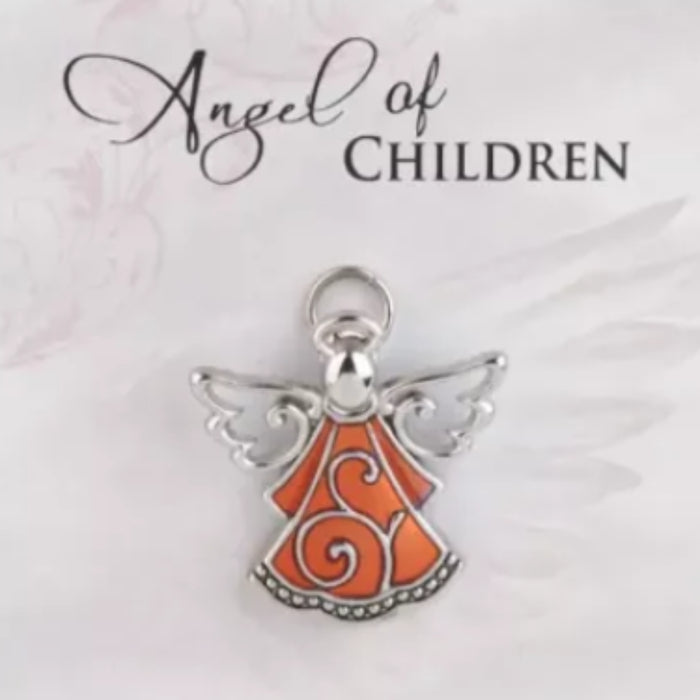 Ganz Angel of Children Pin featuring an angel design symbolizing love, protection, and the joy of children