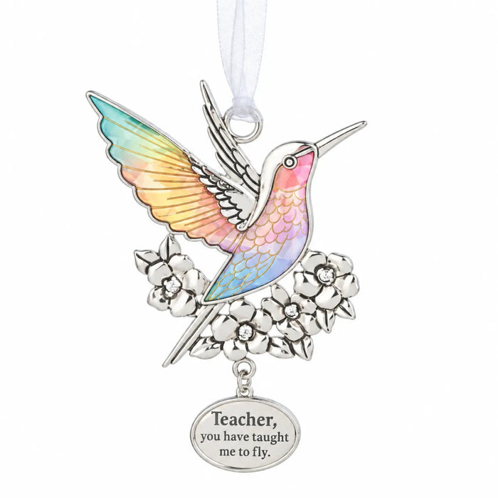 This Ganz Teacher Taught Me To Fly Ornament honors the teacher who lifted a student to new heights. 