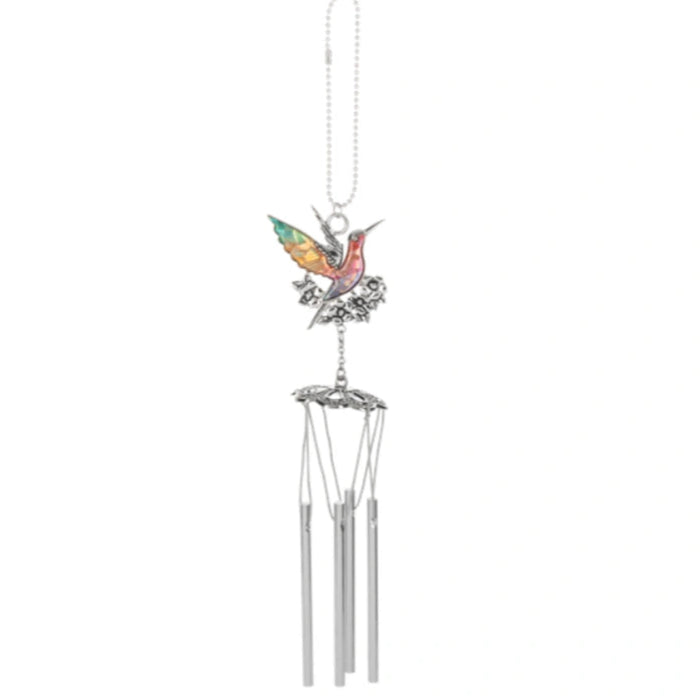 Ganz Kaleidescope Garden Mini Windchimes 12-piece set featuring colorful garden-inspired designs for outdoor decoration, patios, balconies, and garden spaces.