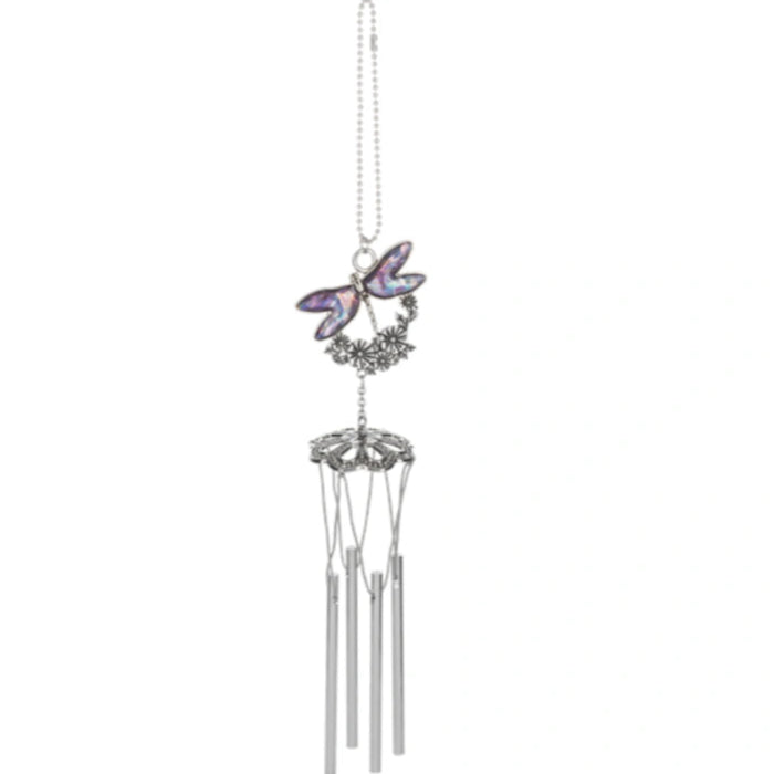Ganz Kaleidescope Garden Mini Windchimes 12-piece set featuring colorful garden-inspired designs for outdoor decoration, patios, balconies, and garden spaces.