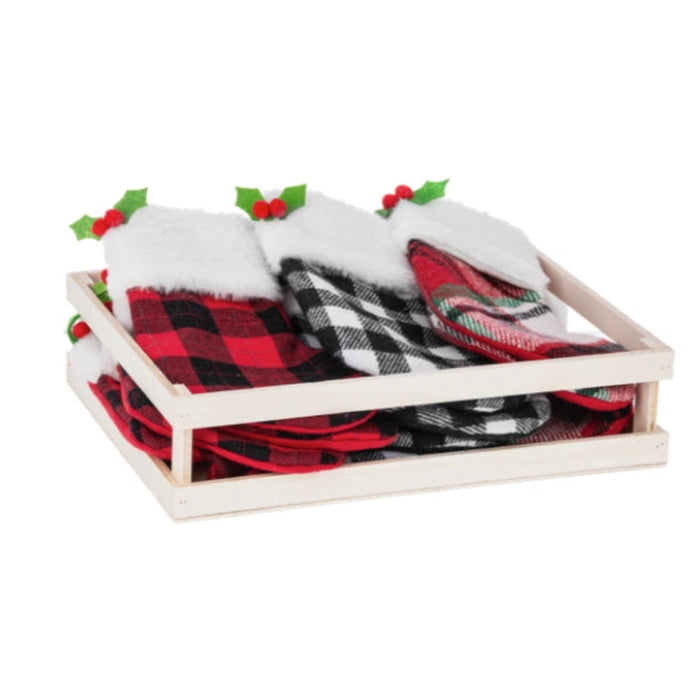 Make holiday gift giving even more festive with the Ganz 'Tis the Season! Mini Stocking Gift Card Holders. 
