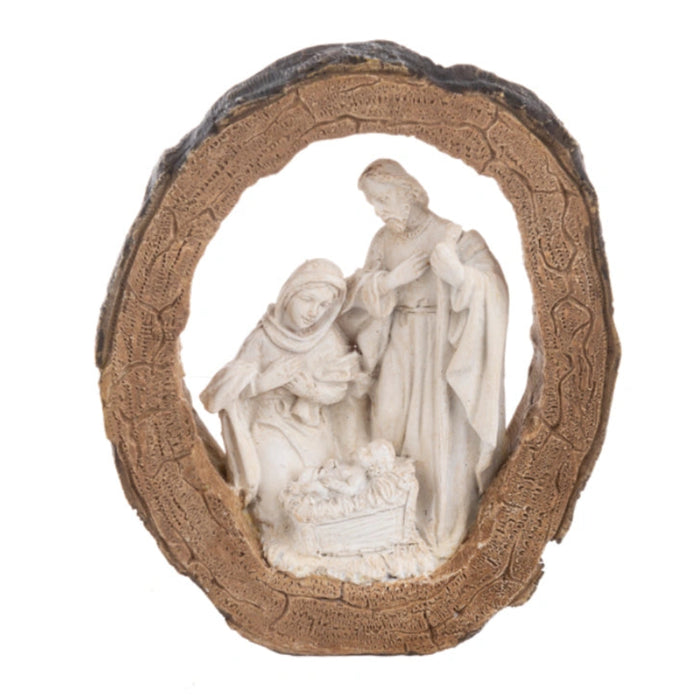 This Ganz Log Nativity Figurine brings a beautiful and meaningful touch to your Christmas décor. 