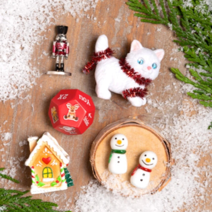 This Ganz Meowy Christmas White Kitten Figurine adds a cute and festive touch to your holiday décor. 