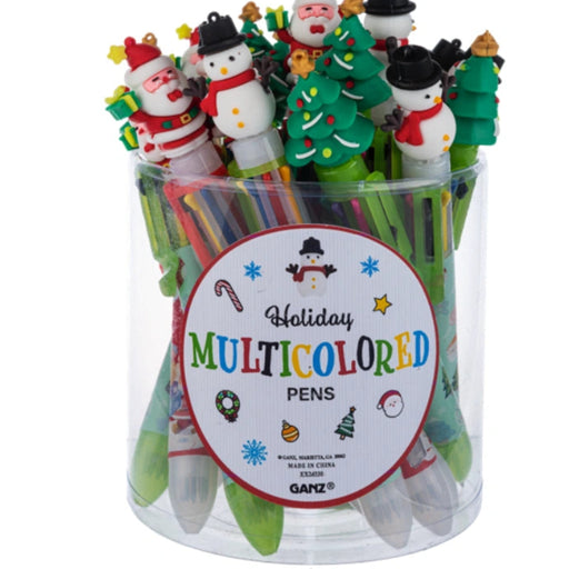 This Ganz Holiday Multicolored Pens bring a playful touch to everyday notes, crafts, and gift giving. 
