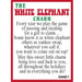 This Ganz The White Elephant Charms decorative accents bring a playful and creative feel to ornaments, gifts, crafts, and seasonal projects. 