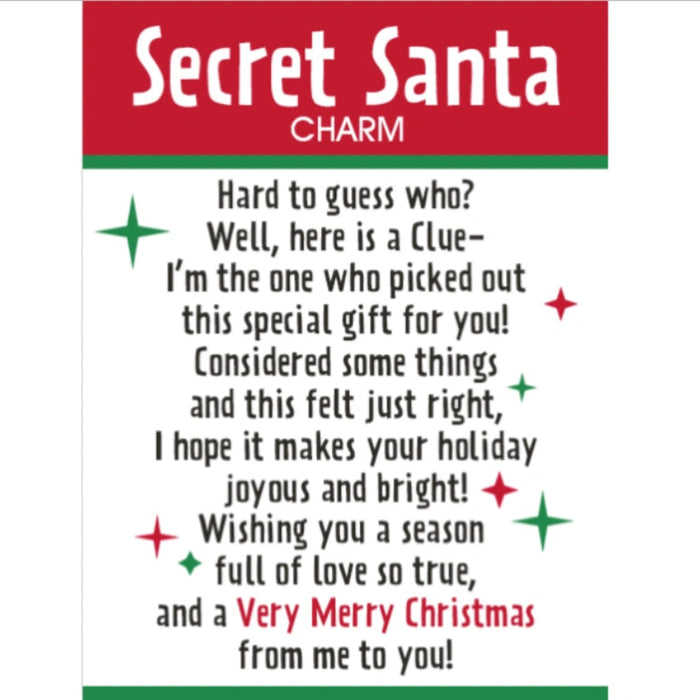Featuring charming Secret Santa-inspired designs, these decorative accents bring extra holiday spirit to ornaments, gift wrapping, crafts, and seasonal projects.