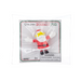 Animated Santa Claus figure in packaging with Ganz branding on a white background