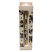 Bulldog-themed gift boxed ballpoint pen with gold accents and dog illustrations.