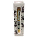 Gray Schnauzer-themed gift boxed ballpoint pen with gold accents and dog illustrations.