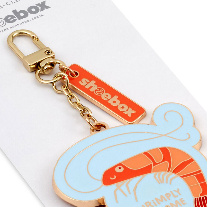 Hallmark : Shrimply Awesome Shrimp Charm Keychain