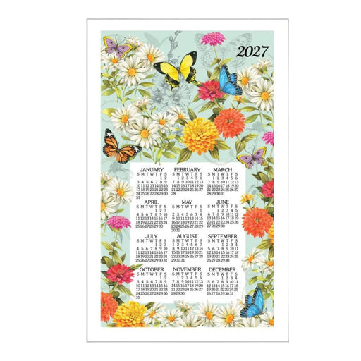 Calendar Towel, Butterfly Garden - 2027