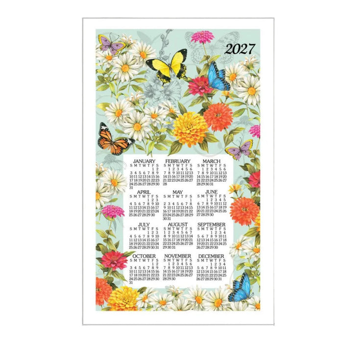 Calendar Towel, Butterfly Garden - 2027