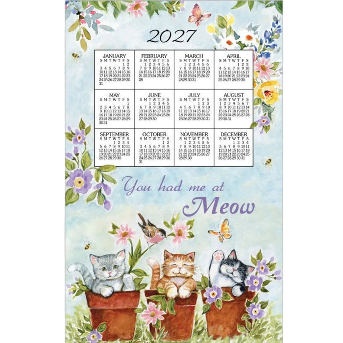 Calendar Towel, Sweet Kitties - 2027