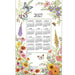 Calendar Towel, Garden Walk - 2027