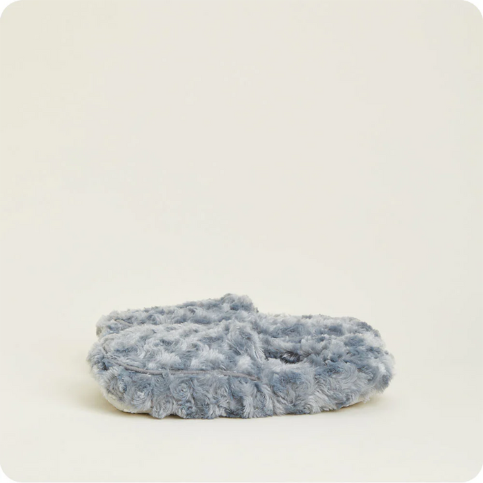 Warmies® : Curly Purple Warmies Slippers Heat Therapy in Gray