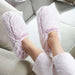 Marshmallow Lavender Slippers featuring a soft lavender-inspired design for cozy comfort at home