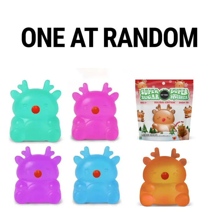 DO NOT TURN ON: TOP TRENZ : Reindeer Super Duper Sugar Squisher