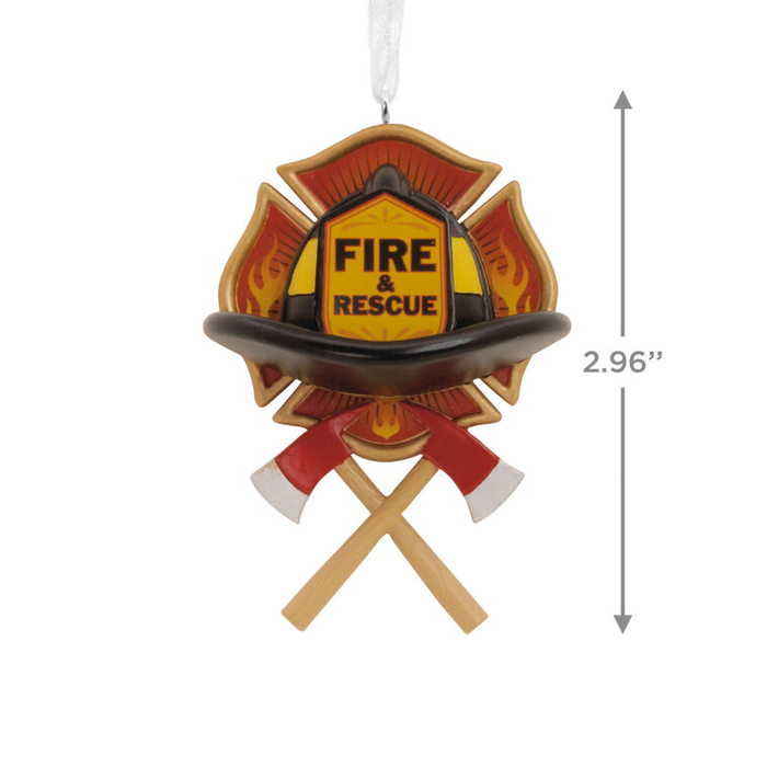 Hallmark : Fire and Rescue Emblem Hallmark Ornament