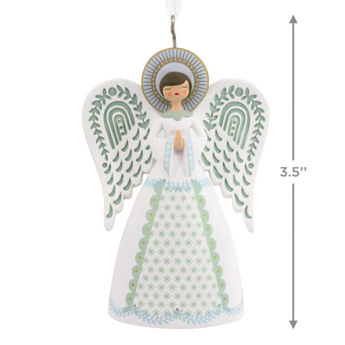 Hallmark : Folk Art Angel Hallmark Ornament