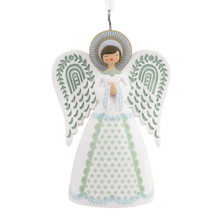 Hallmark : Folk Art Angel Hallmark Ornament