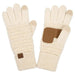 Cheveux Corp fleece lined gloves featuring a classic winter design for warmth and comfort during cold-weather outings.
