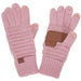 Cheveux Corp fleece lined gloves featuring a classic winter design for warmth and comfort during cold-weather outings.
