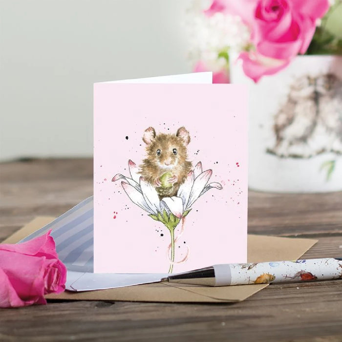 Wrendale : Oops a Daisy' Mouse Enclosure Card