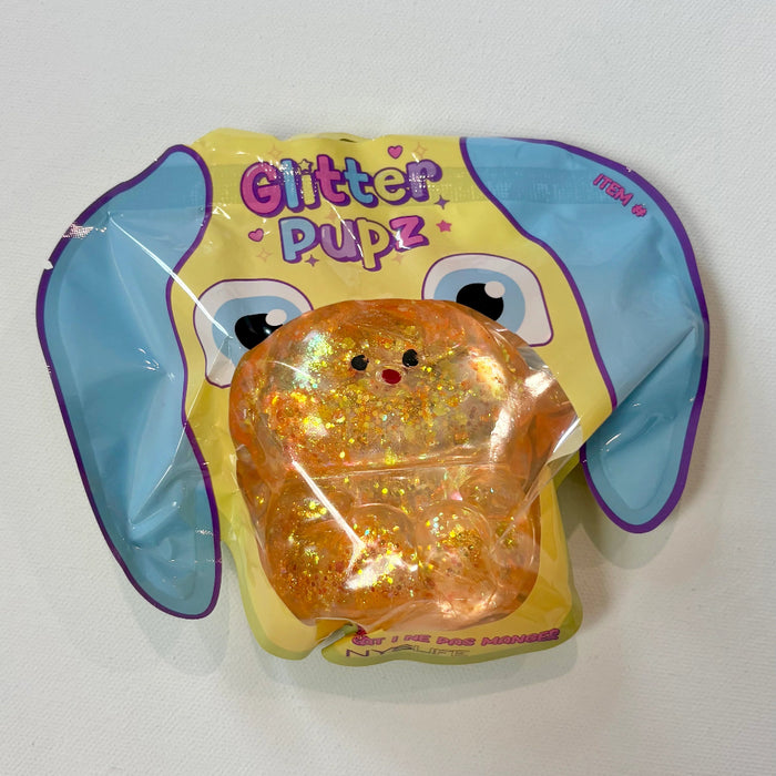 This Marsalle Glitter Pupz Sensory Toy is a fun and sparkly companion designed for satisfying sensory play.