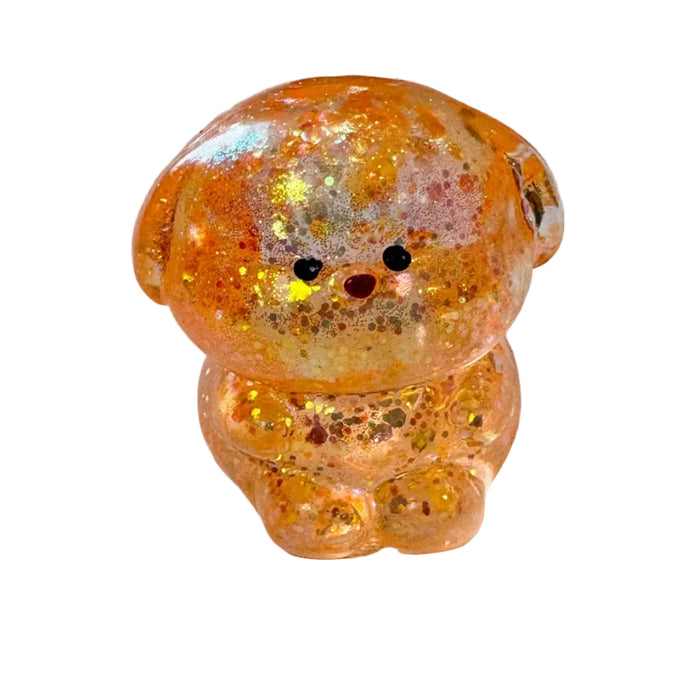 This Marsalle Glitter Pupz Sensory Toy is a fun and sparkly companion designed for satisfying sensory play.