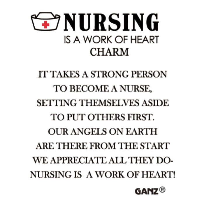 Ganz : Nursing is a Work of Heart Charm - Shop at Annie's Hallmark