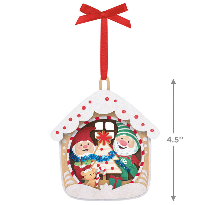 Hallmark : 2025 Keepsake 5th Anniversary Gnome for Christmas Papercraft Ornament (455)
