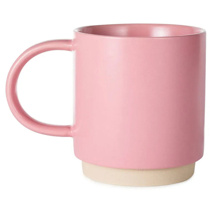 Hallmark : Grandma Pink Mug With Flower, 16 oz.