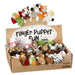 Box of Ganz finger puppets with various animal designs on a white background