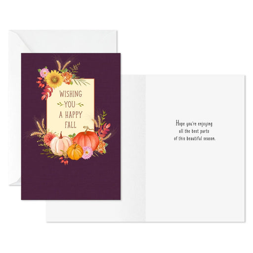 This Hallmark Best Part of This Beautiful Season Fall Cards set helps you share warm seasonal greetings with the people you care about. 