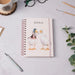 Wrendale Designs Not a Daisy Goes By Duck Spiral Bound Journal featuring illustrated ducks and daisies on a textured cover.