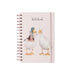 Wrendale Designs Not a Daisy Goes By Duck Spiral Bound Journal featuring illustrated ducks and daisies on a textured cover.