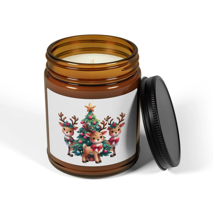 Reindeer scented candle