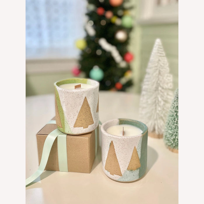 TREE CANDLE CERAMIC