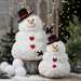 Add this charming snowman to your holiday décor and enjoy its festive appeal throughout the season.