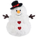 Add this charming snowman to your holiday décor and enjoy its festive appeal throughout the season.