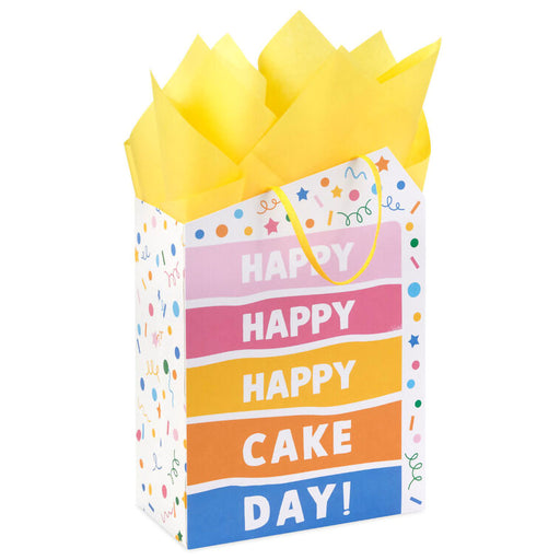Hallmark : 9" Happy Cake Day Medium Birthday Gift Bag With Tissue Paper - Shop in-store at Annie's Hallmark locations, or explore our full selection online.