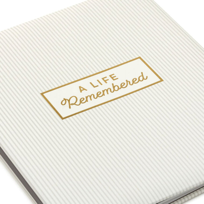 Hallmark : A Life Remembered Taupe Striped Refillable Photo Album - Shop in-store at Annie's Hallmark locations, or explore our full selection online.