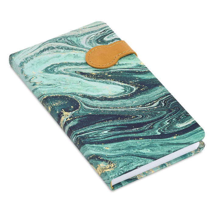 Hallmark : Blue, Green and Gold Marbled Hardcover Slim Journal - Shop in-store at Annie's Hallmark locations, or explore our full selection online.
