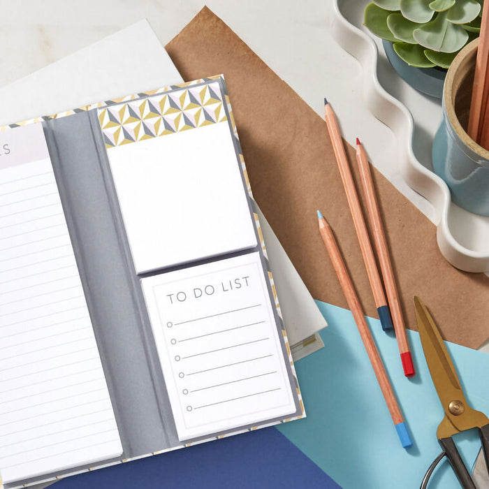 Hallmark : Blush, Pink and Gray Geometric Folio and Memo Pad Set - Shop in-store at Annie's Hallmark locations, or explore our full selection online.